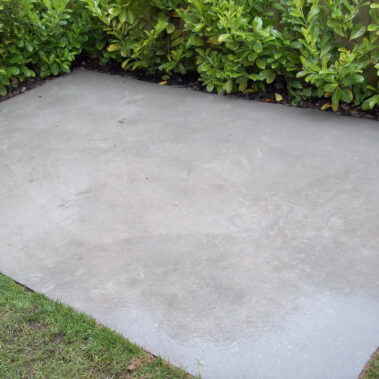 Landscaping Limavady - riverstone paving with pergola paved path shed base.